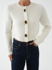 ΖΑΚΕΤΑ CROPPED CREAM 26154 ΝΕΕΣ ΑΦΙΞΕΙΣ