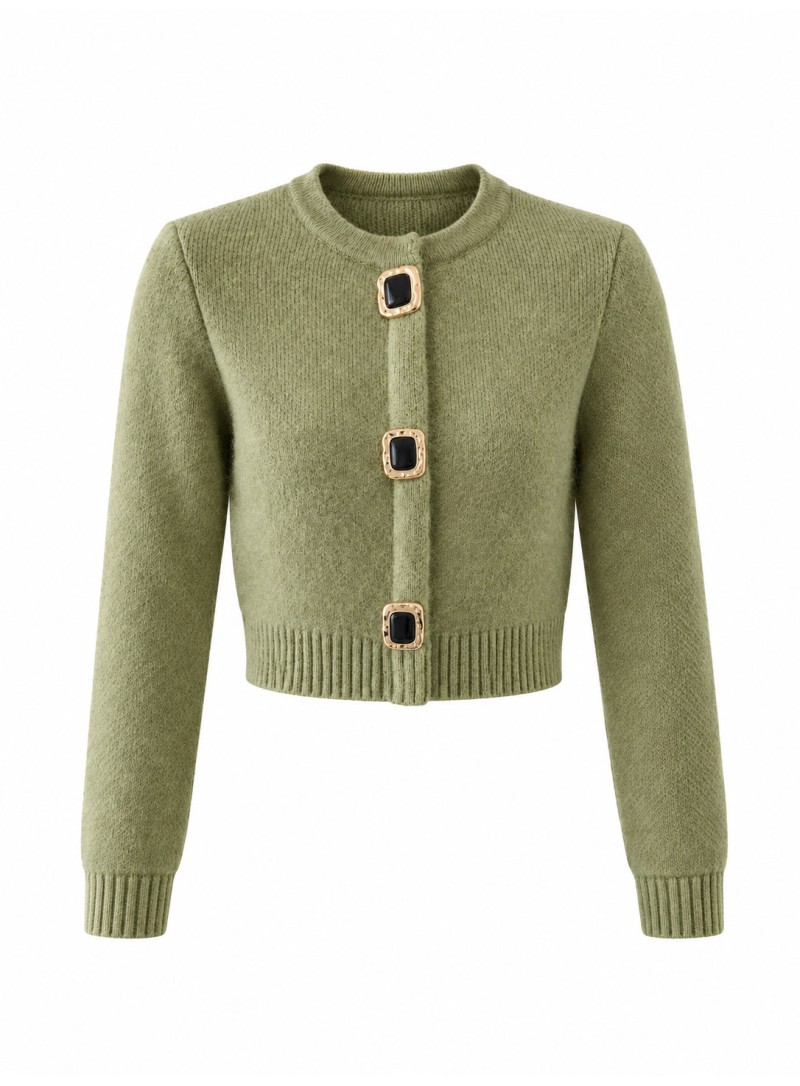 ΖΑΚΕΤΑ CROPPED OLIVE 26154