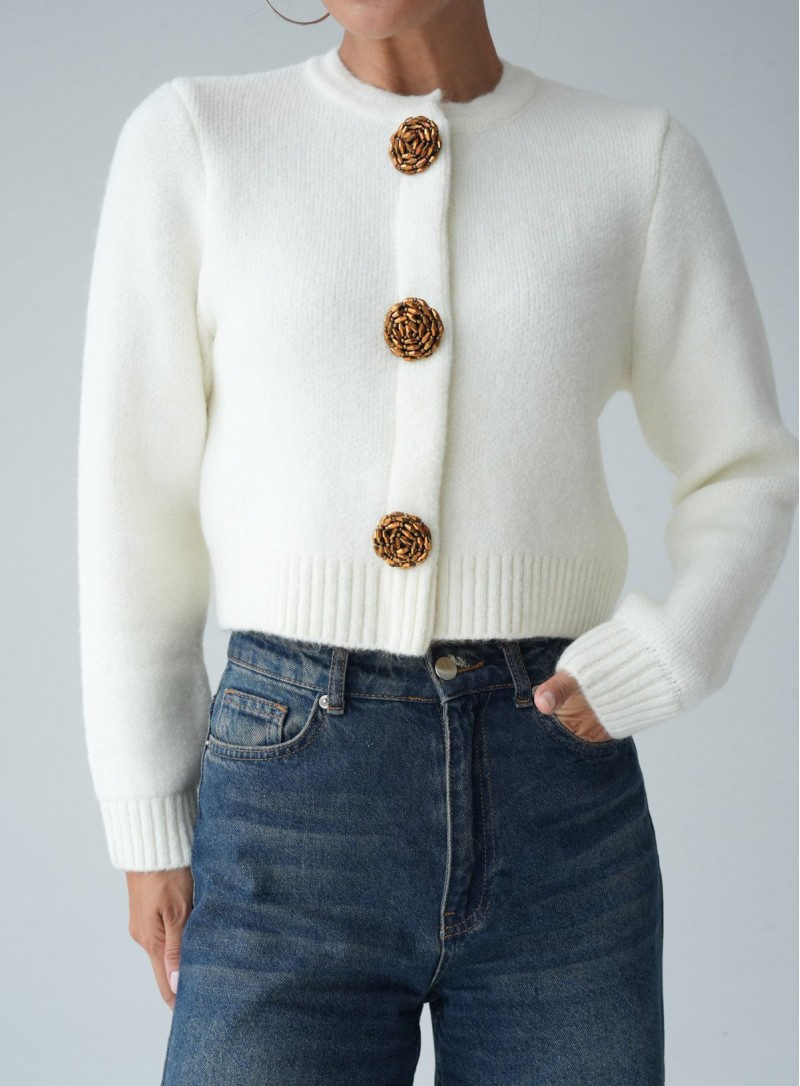ΖΑΚΕΤΑ CROPPED CREAM 26155 ΝΕΕΣ ΑΦΙΞΕΙΣ