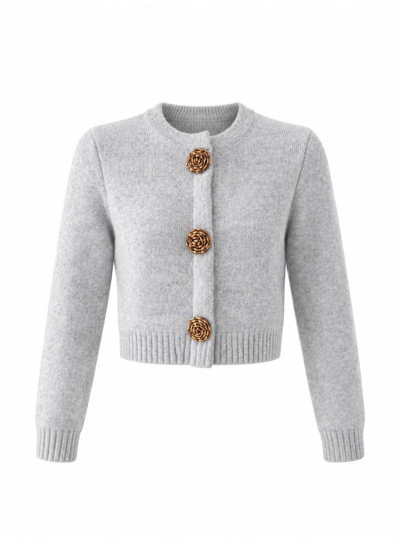 ΖΑΚΕΤΑ CROPPED MELANGE 26155