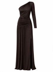 ΦΟΡΕΜΑ MAXI ONE SHOULDER 26478 Κοκτέιλ Φορέματα