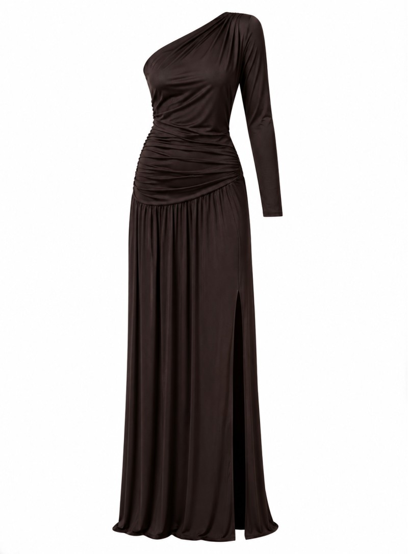 ΦΟΡΕΜΑ MAXI ONE SHOULDER 26478 Κοκτέιλ Φορέματα