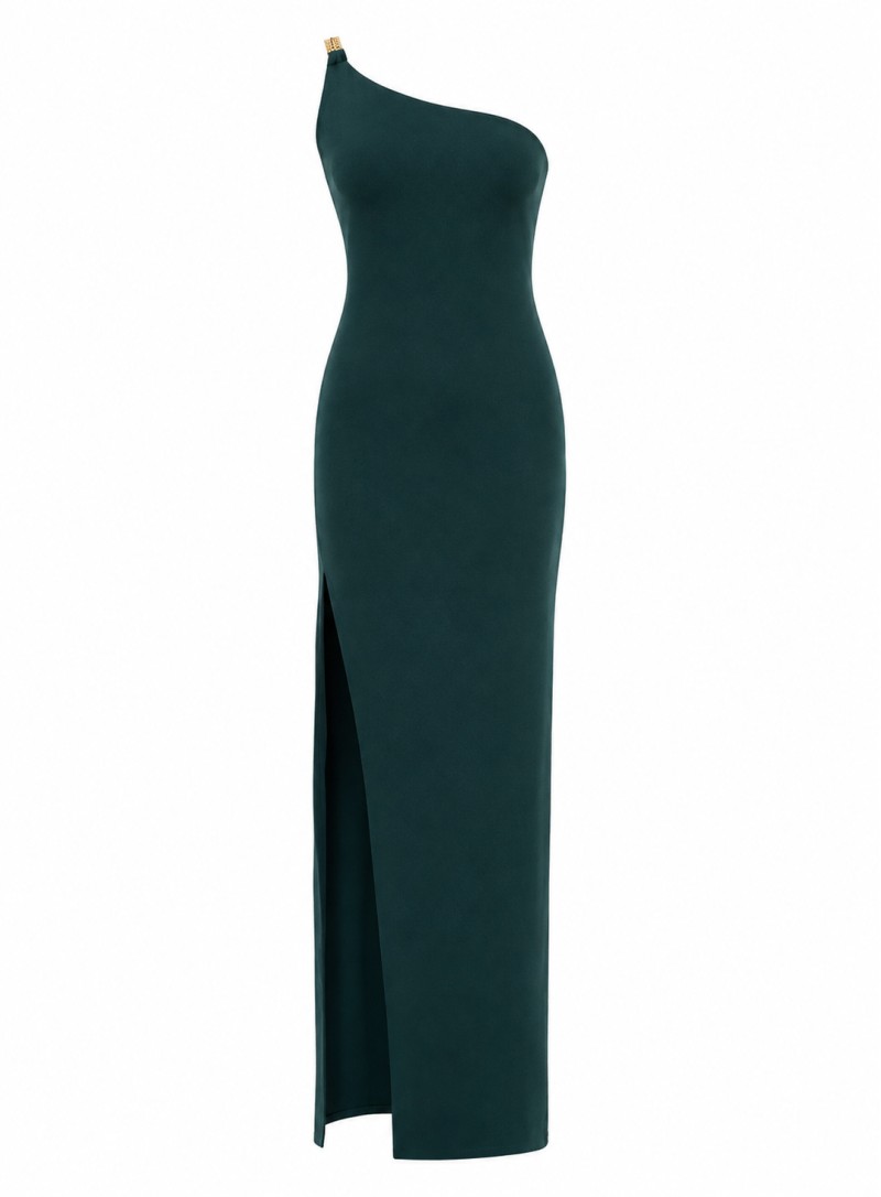 ΦΟΡΕΜΑ ONE SHOULDER CHAIN 26492 Κοκτέιλ Φορέματα