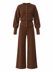 ΣΕΤ ΠΛΕΚΤΟ ΖΑΚΕΤΑ ΠΑΝΤΕΛΟΝΙ THALIA COFFEE 26621 ΝΕΕΣ ΑΦΙΞΕΙΣ
