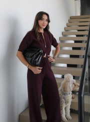 ΣΕΤ ΠΛΕΚΤΟ ΖΑΚΕΤΑ ΠΑΝΤΕΛΟΝΙ ARIANA ΜΠΟΡΝΤΟ 26622 ΝΕΕΣ ΑΦΙΞΕΙΣ