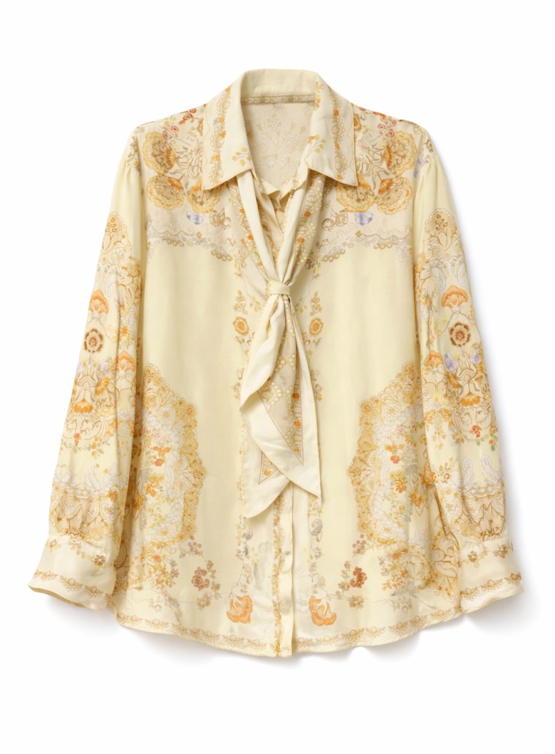ΠΟΥΚΑΜΙΣΟ ΜΕ ΦΟΥΛΑΡΙ FLORAL BUTTER YELLOW 26130