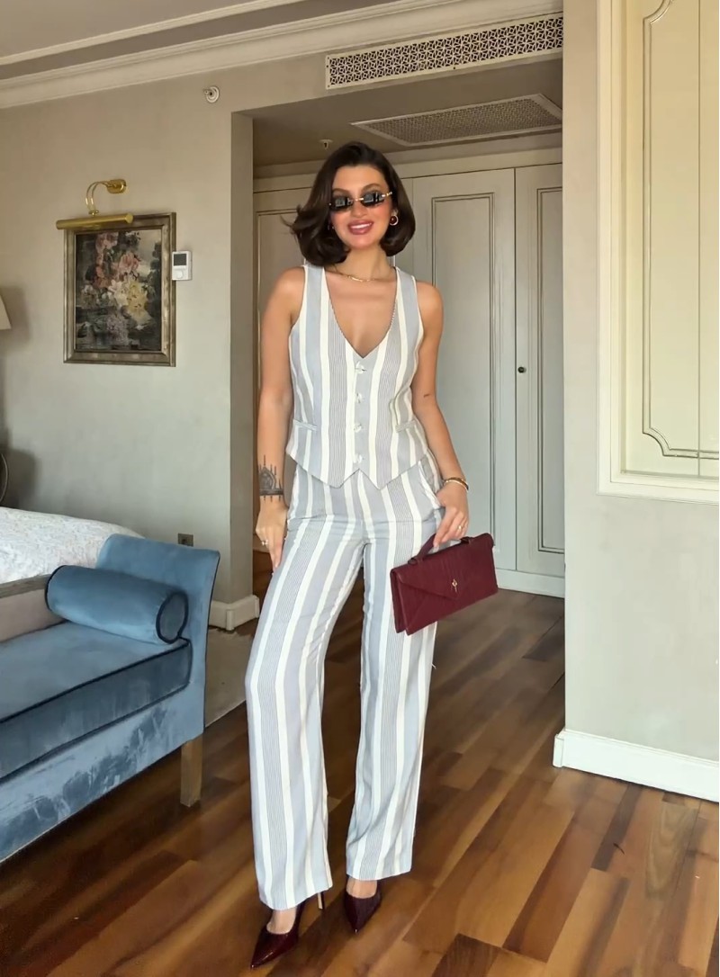 ΣΕΤ ΓΙΛΕΚΟ ΠΑΝΤΕΛΟΝΙ ΡΙΓΕ 26135 Παντελόνια - Ολόσωμες