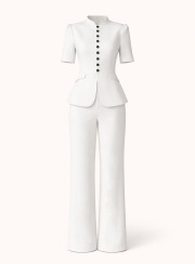 ΣΕΤ ΣΑΚΑΚΙ ΚΟΝΤΟΜΑΝΙΚΟ ΠΑΝΤΕΛΟΝΙ CREAM 26141 Σακάκια - Πανωφόρια