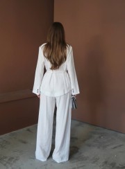 ΣΕΤ ΣΑΚΑΚΙ ΑΣΥΜΜΕΤΡΟ ΚΑΙ ΠΑΝΤΕΛΟΝΙ CREAM 26144 Παντελόνια - Ολόσωμες