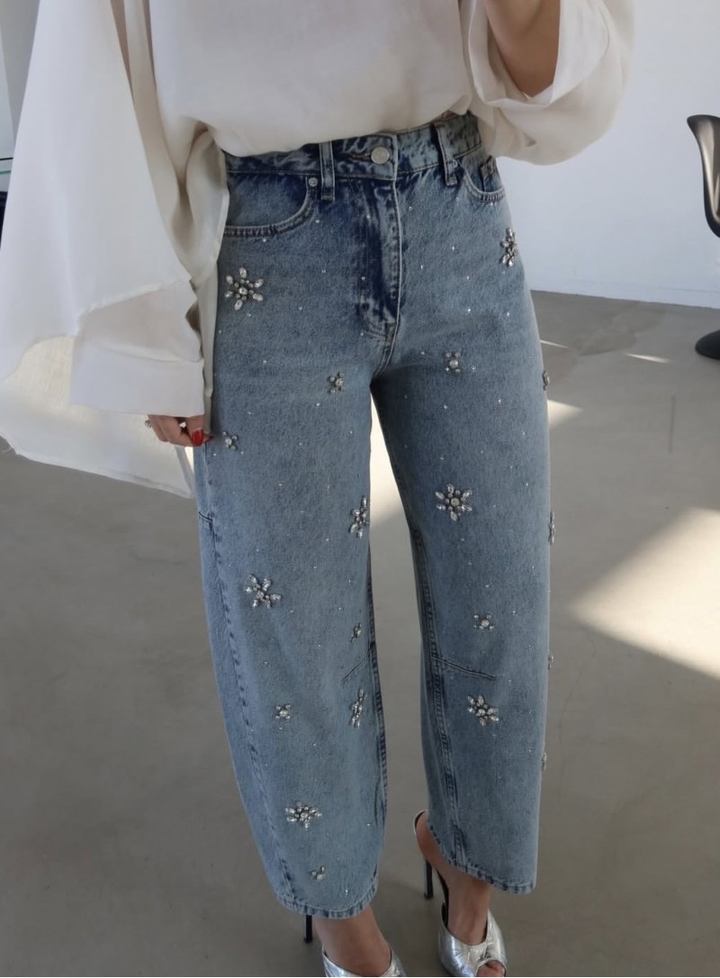 ΤΖΙΝ CROPPED ΜΕ STRASS 26217