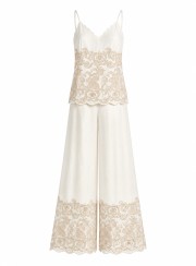 ΣΕΤ ΤΟΠ ΠΑΝΤΕΛΟΝΙ LINEN/LACE ΛΕΥΚΟ 26223 Παντελόνια - Ολόσωμες