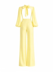 ΟΛΟΣΩΜΗ BACKLESS SELINA BANANA 26307 Παντελόνια - Ολόσωμες