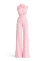 ΟΛΟΣΩΜΗ BACKLESS LORINE ΡΟΖ 26308 Παντελόνια - Ολόσωμες
