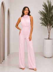 ΟΛΟΣΩΜΗ BACKLESS LORINE ΡΟΖ 26308 Παντελόνια - Ολόσωμες