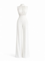 ΟΛΟΣΩΜΗ BACKLESS LORINE ΛΕΥΚΟ 26308 Παντελόνια - Ολόσωμες