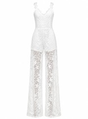 ΟΛΟΣΩΜΗ LACE ΛΕΥΚΟ 26309 Παντελόνια - Ολόσωμες