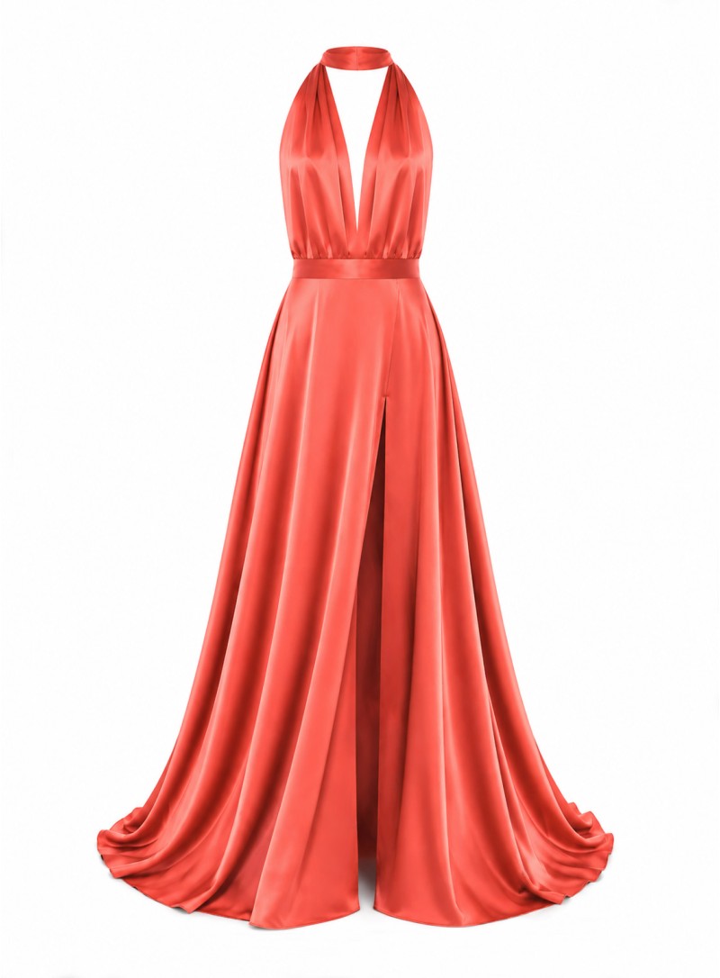 ΦΟΡΕΜΑ MAXI ΜΕ V ΝΤΕΚΟΛΤΕ KAI ΑΝΟΙΧΤΗ ΠΛΑΤΗ CORAL 26433