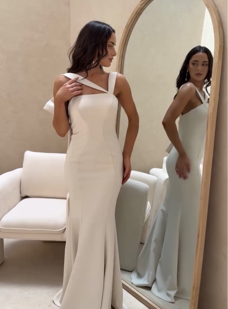 ΦΟΡΕΜΑ MAXI ΜΕ ΦΙΟΓΚΟ ΣΤΗ ΠΛΑΤΗ ΛΕΥΚΟ 26436