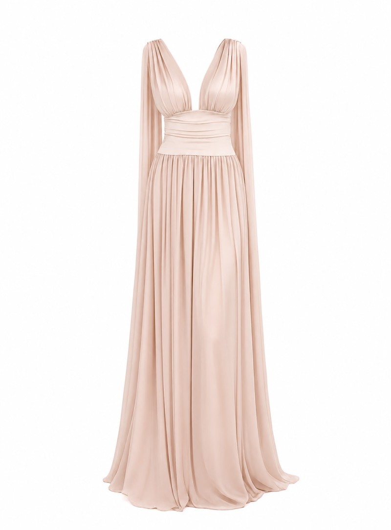 ΦΟΡΕΜΑ MAXI V CORSET NUDE 26443