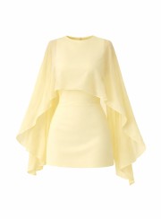 ΦΟΡΕΜΑ MINI BACKLESS ΜΕ ΚΑΠΑ 26459 Κοκτέιλ Φορέματα