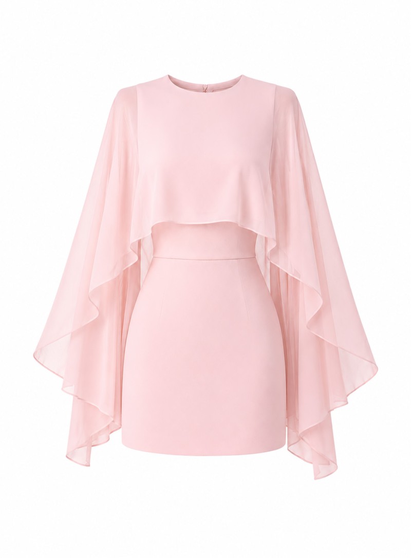 ΦΟΡΕΜΑ MINI BACKLESS ΜΕ ΚΑΠΑ ΡΟΖ 26459