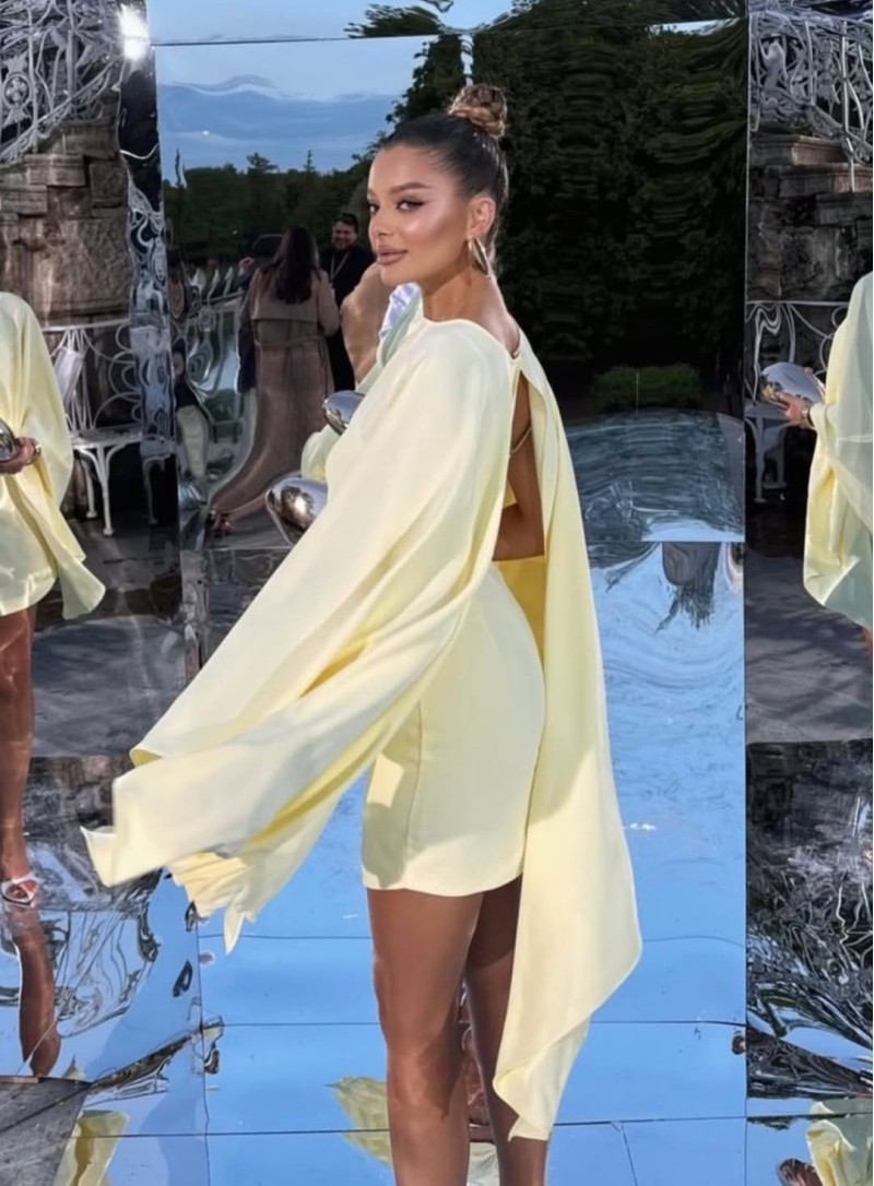 ΦΟΡΕΜΑ MINI BACKLESS ΜΕ ΚΑΠΑ 26459 Κοκτέιλ Φορέματα