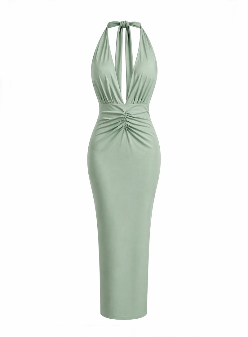 ΦΟΡΕΜΑ HALTER PRIMROSE MACARON 26464