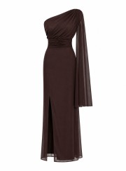 ΦΟΡΕΜΑ MAXI ONE SHOULDER 26469 Κοκτέιλ Φορέματα