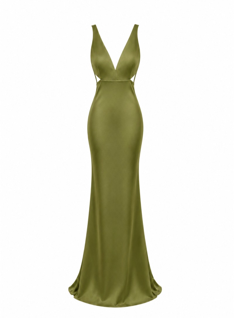 ΦΟΡΕΜΑ MAXI BACKLESS FIRE OLIVE 26470