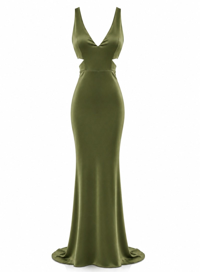 ΦΟΡΕΜΑ MAXI BACKLESS FIRE OLIVE 26470