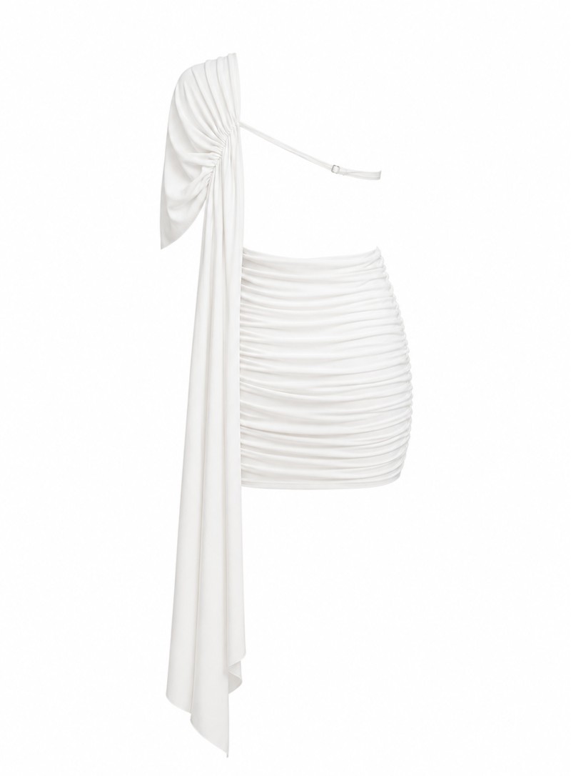 ΦΟΡΕΜΑ MINI ONE SHOULDER 26471 Κοκτέιλ Φορέματα