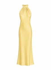 ΦΟΡΕΜΑ MIDI HALTER BACKLESS 26472 Κοκτέιλ Φορέματα