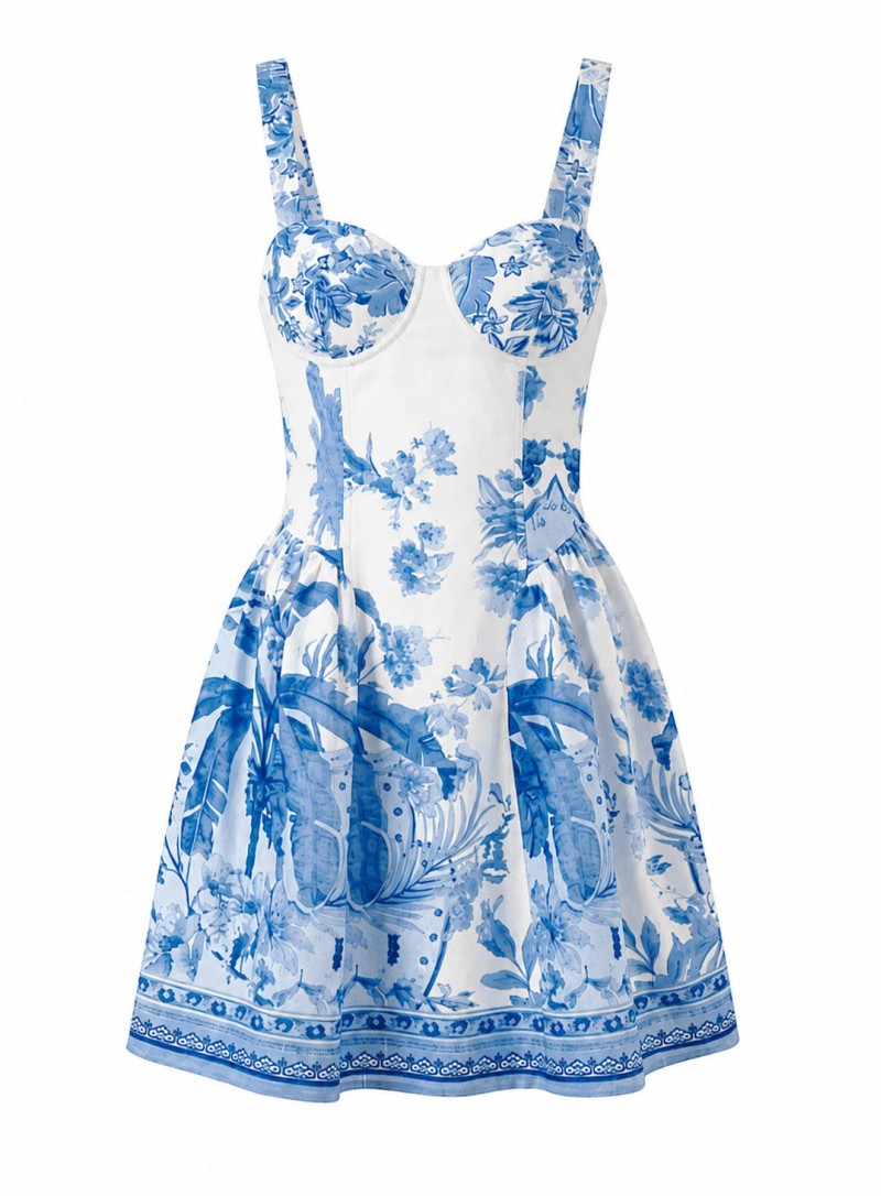 ΦΟΡΕΜΑ MINI PRINTED BLUE 26711