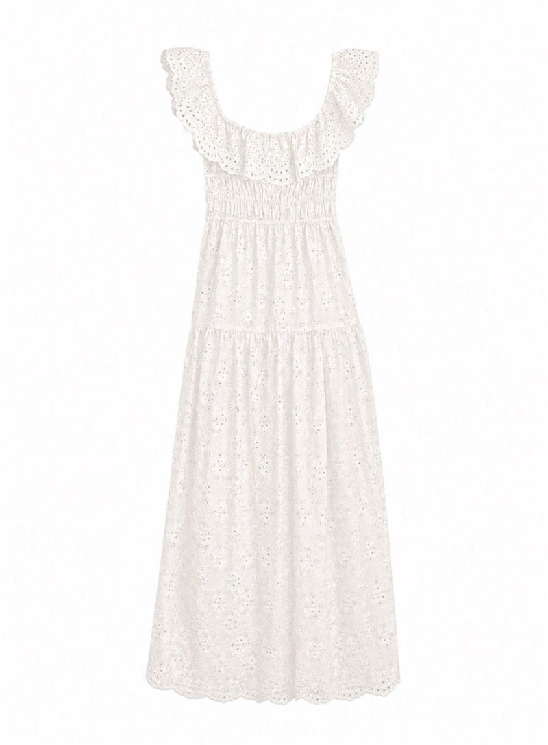 ΦΟΡΕΜΑ MAXI LACE BACKLESS ΛΕΥΚΟ 26713