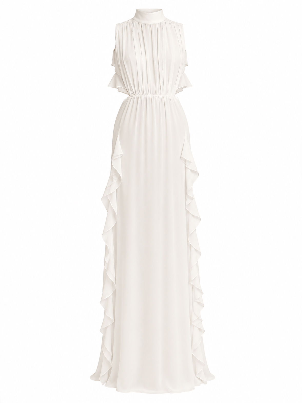 ΦΟΡΕΜΑ MAXI BACKLESS ΜΕ ΒΟΛΑΝ DEVINE ΛΕΥΚΟ 24463