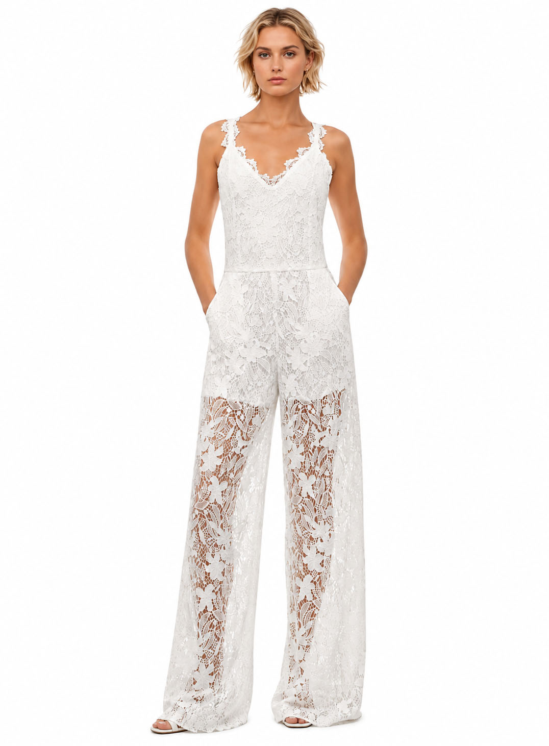 ΟΛΟΣΩΜΗ LACE ΛΕΥΚΟ 26309
