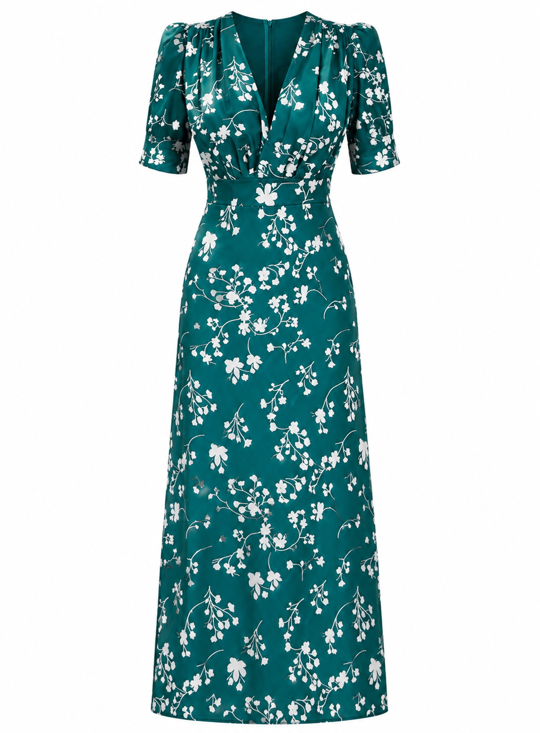 ΦΟΡΕΜΑ MIDI FLORAL ΠΡΑΣΙΝΟ 26482