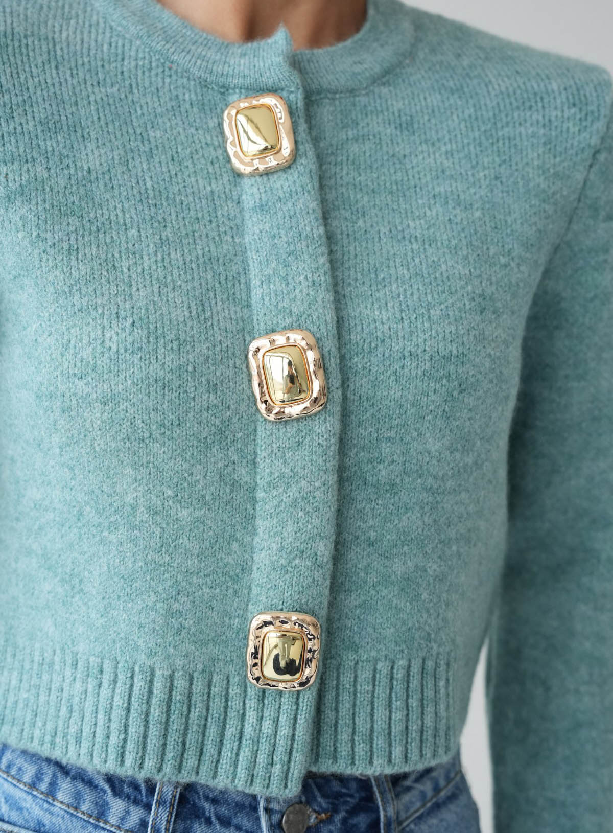 ΖΑΚΕΤΑ CROPPED MINT 26156
