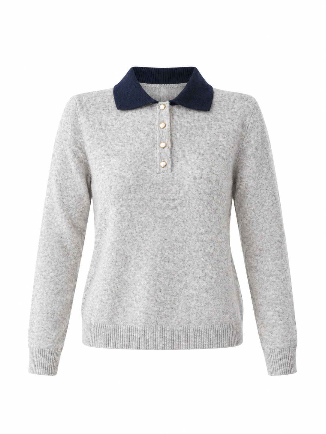PULLOVER WITH COLAR STONE 26160